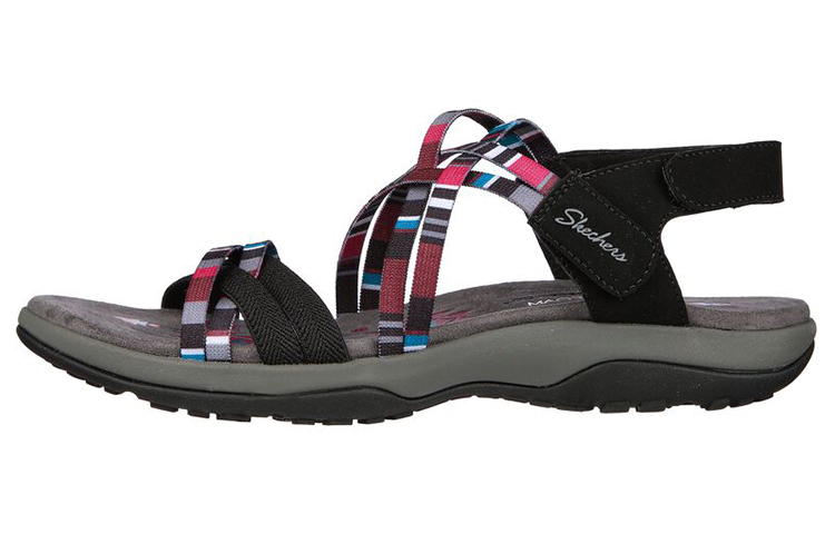 (Women) Skechers Reggae Slim-Daydream 'Black Pink' 163114-BKPK