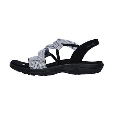 (W) Skechers Reggae Slim-Skech 'Black White'