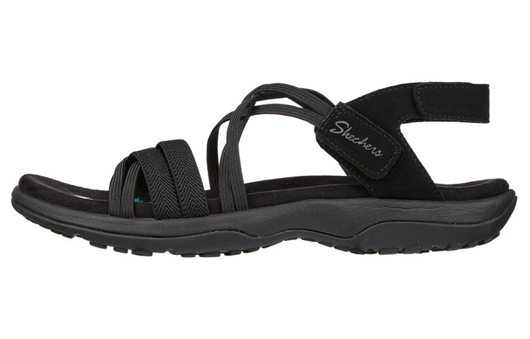 (Women) Skechers Reggae Slim-Takes Two 'Black' 163112-BBK