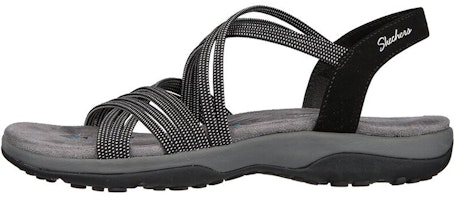 (Women) Skechers Reggae Slim-Turn It Up 163117-BLK (Women) Skechers Reggae Slim-Turn It Up 163117-BLK