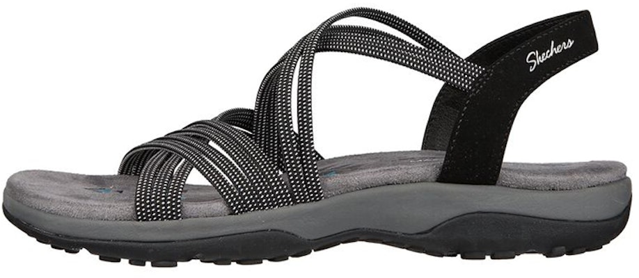 (W) Skechers Reggae Slim-Turn It Up Wanita Kasut Sandal 163117-BLK Buy (W) Skechers Reggae Slim-Turn It Up Wanita Kasut Sandal 163117-BLK