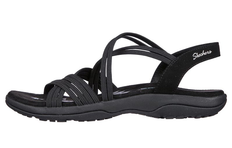 (Women) Skechers Reggae Slim-Turn It Up 'All Black' 163117-BBK