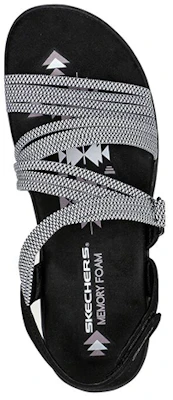(Women) Skechers Reggae Slim 163181-BKW Shop (Women) Skechers Reggae Slim 163181-BKW