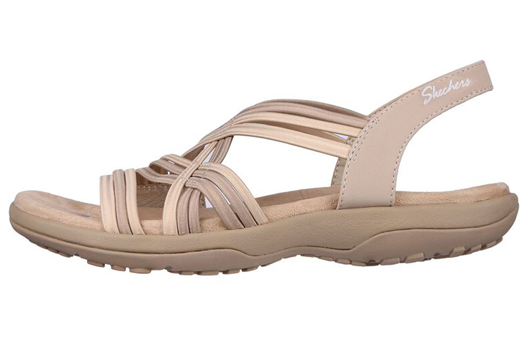 (Women) Skechers Reggae Slim 'Beige Sport Sandal' 163023-NTTP
