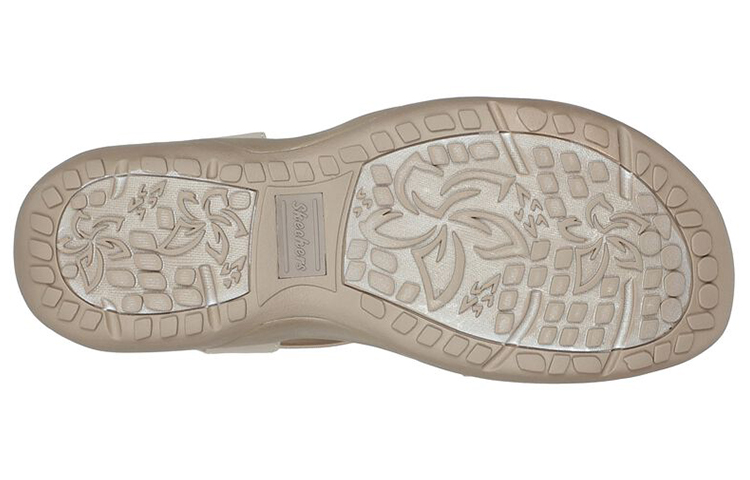 Shop (Women) Skechers Reggae Slim 'Beige Sport Sandal' 163023-NTTP