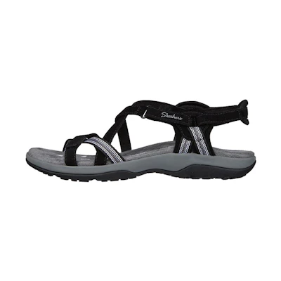 (W) Skechers Reggae Slim 'Black Grey'