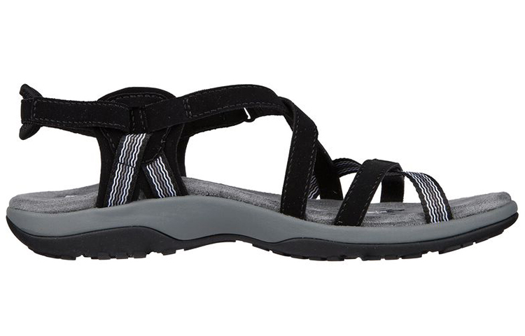 Order (W) 斯凯奇Reggae Slim“黑灰” 163115-BLK