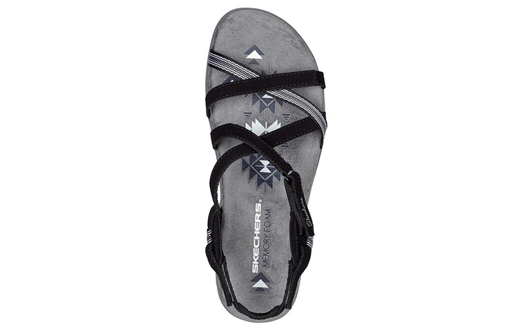 Shop (W) 斯凯奇Reggae Slim“黑灰” 163115-BLK