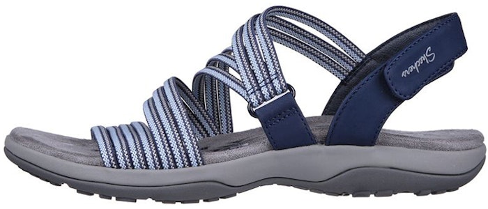 Skechers Reggae Slim 舒適耐磨運動涼鞋 女款 藍灰 Buy Skechers Reggae Slim 舒適耐磨運動涼鞋 女款 藍灰