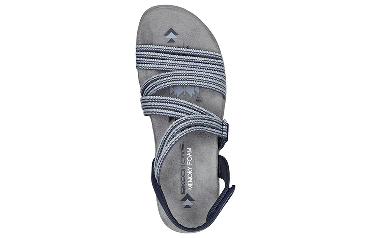 Shop (Women) Skechers Reggae Slim 'Blue Grey' 163118-NVY
