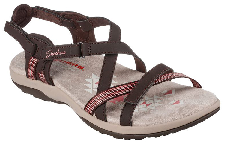 Lookbook (Women) Skechers Reggae Slim 'Comfort Brown' 163115-CHOC