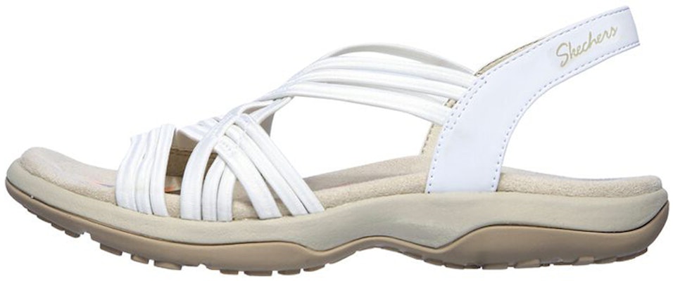 (Women) Skechers Reggae Slim 'White' 163023-WHT Buy (Women) Skechers Reggae Slim 'White' 163023-WHT