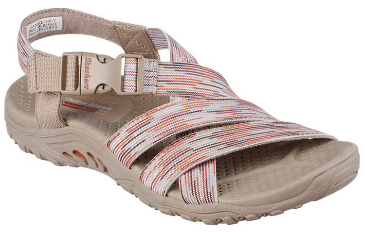 Lookbook (W) Skechers Reggae Vivid ''Wit Bruin'' 163297-TPCL