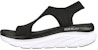 (W) Skechers Relaxed-Fit D'lux Walker 'Hitam dan Putih' 119235-BLK