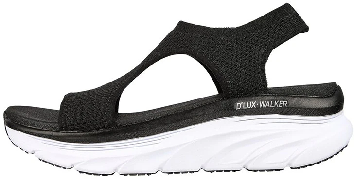 women-skechers-relaxed-fit-dlux-walker-black-and-white-119235-blk