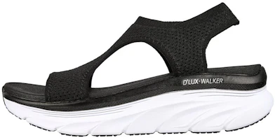 (Women) Skechers Relaxed-Fit-Dlux-Walker 'Black and White' 119235-BLK (Women) Skechers Relaxed-Fit-Dlux-Walker 'Black and White' 119235-BLK
