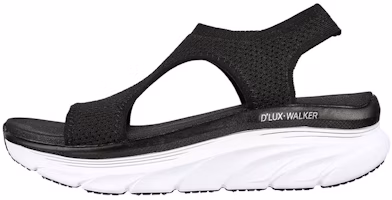 (Women) Skechers Relaxed-Fit-Dlux-Walker 'Black and White' 119235-BLK (Women) Skechers Relaxed-Fit-Dlux-Walker 'Black and White' 119235-BLK