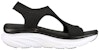 (W) Skechers Relaxed-Fit D'lux Walker 'Hitam dan Putih' 119235-BLK