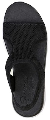 (W) Skechers Relaxed-Fit D'lux Walker 'Hitam dan Putih' 119235-BLK Lookbook (W) Skechers Relaxed-Fit D'lux Walker 'Hitam dan Putih' 119235-BLK