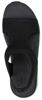 (W) Skechers Relaxed-Fit Dlux Walker 'Negro y Blanco' 119235-BLK Lookbook (W) Skechers Relaxed-Fit Dlux Walker 'Negro y Blanco' 119235-BLK