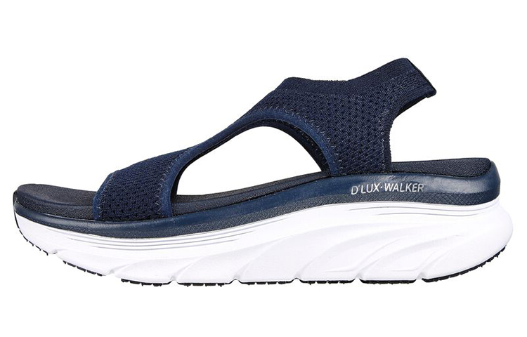 (Women) Skechers Relaxed-Fit-Dlux-Walker 'Navy Blue' 119235-NVY