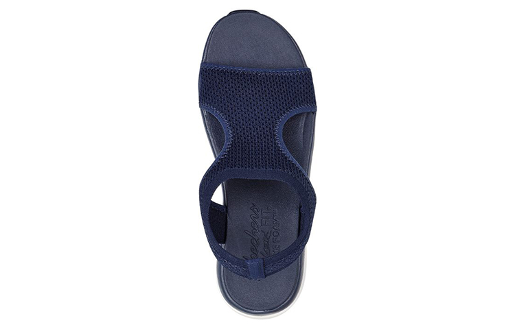 Lookbook (W) Skechers Relaxed Fit Dlux Walker 'Biru Navy' 119235-NVY