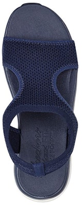 (W) Skechers Relaxed-Fit Dlux Walker 'Azul Marino' 119235-NVY Lookbook (W) Skechers Relaxed-Fit Dlux Walker 'Azul Marino' 119235-NVY