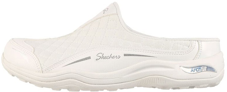 (W) 斯凯奇舒适款:足弓支撑白色便鞋 100322-WHT Buy (W) 斯凯奇舒适款:足弓支撑白色便鞋 100322-WHT
