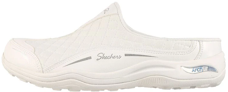 women-skechers-relaxed-fit-arch-fit-commute-white-slip-on-100322-wht