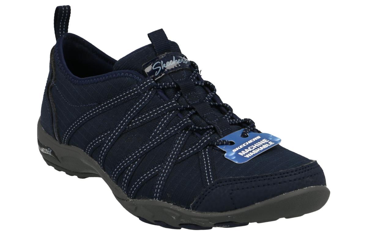 (W) Skechers Relaxed Fit: Arch Fit Comfy 'Paradise Found - Navy Blue' 圖 3