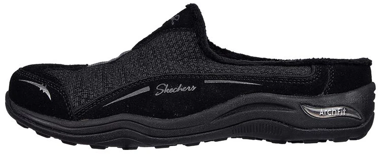 women-skechers-relaxed-fit-arch-fit-commute-casual-fashion-mule-black-100328-bbk