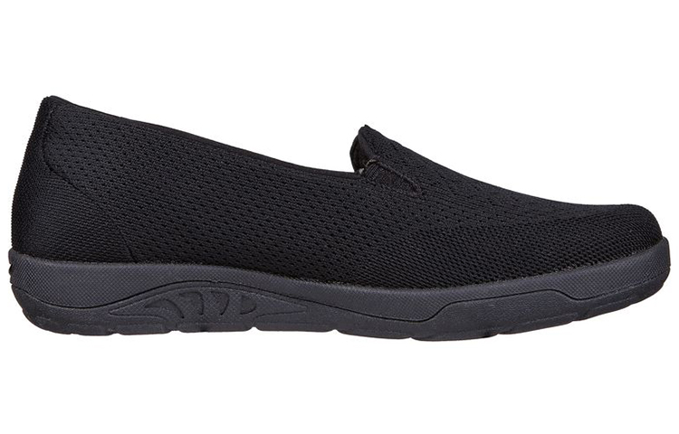 Order Skechers 輕鬆版型：弧形支撐雷鬼杯-河流 休閒懶人鞋 女款 黑