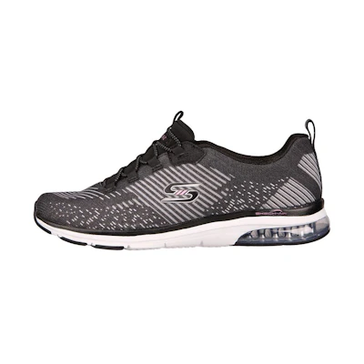 (W) Skechers Relaxed Fit 'Black Grey'