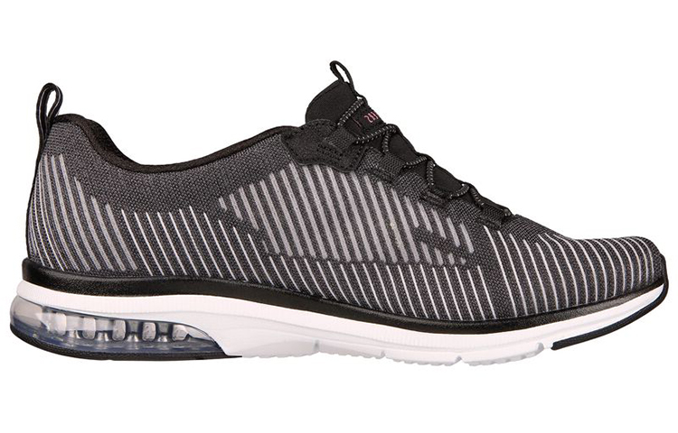 Order (Women) Skechers Relaxed Fit 'Black Grey' 104295-BKW