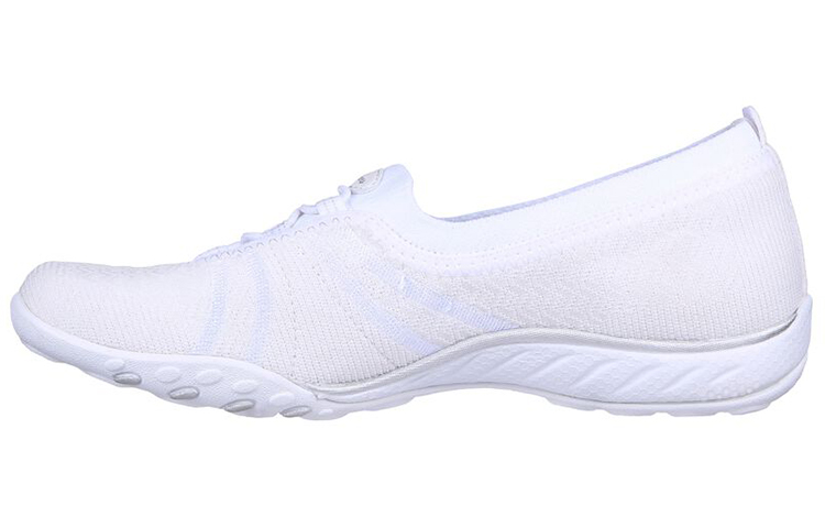 (Women) Skechers Relaxed Fit: Breathe-Easy - Simple Pleasure 'White' 100247-WHT