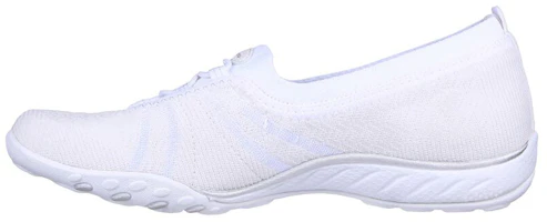 (Women) Skechers Relaxed Fit: Breathe-Easy - Simple Pleasure 'White' 100247-WHT (Women) Skechers Relaxed Fit: Breathe-Easy - Simple Pleasure 'White' 100247-WHT