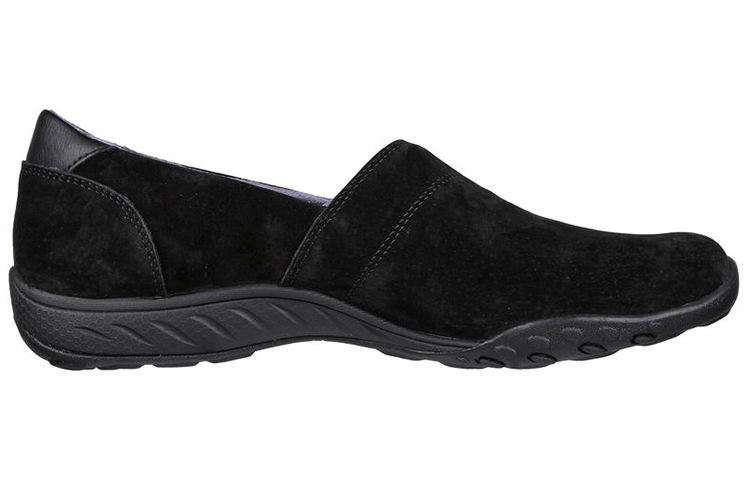 Order Skechers 寬鬆版型：Breathe-Easy 一腳蹬運動休閒鞋 女款 黑色