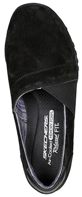 Skechers 寬鬆版型:Breathe-Easy 一腳蹬運動休閒鞋 女款 黑色 Shop Skechers 寬鬆版型:Breathe-Easy 一腳蹬運動休閒鞋 女款 黑色