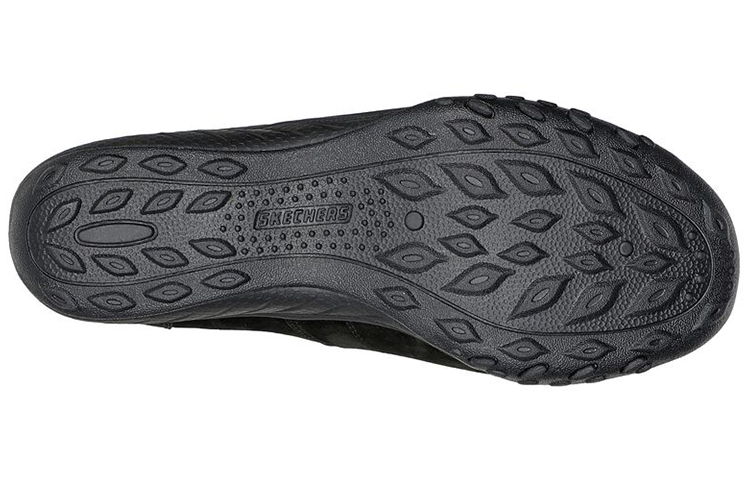 Purchase Skechers 寬鬆版型：Breathe-Easy 一腳蹬運動休閒鞋 女款 黑色