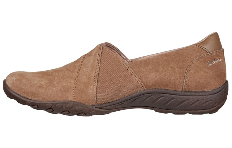 (Women) Skechers Relaxed Fit: Breathe-Easy 'Easy Slip-On Brown' 100377-DSCH