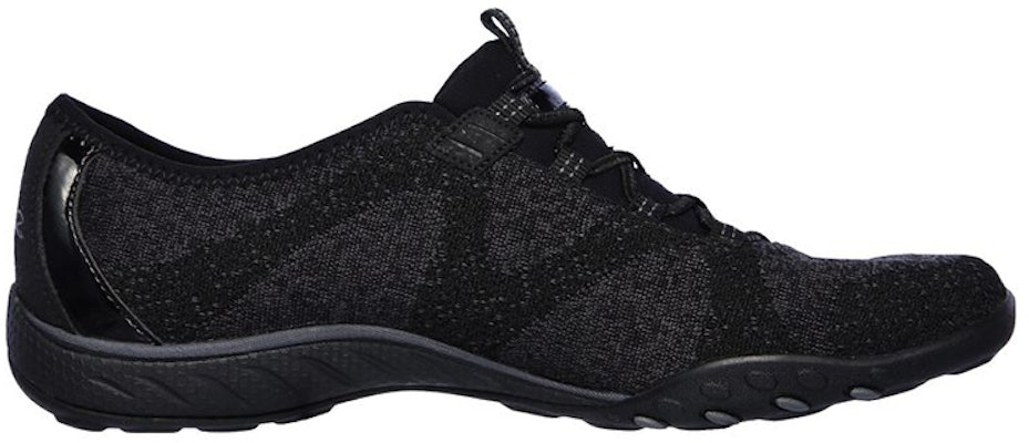 (Women) Skechers Relaxed Fit: Breathe-Easy 'Pure Black' 23855-BLK Order (Women) Skechers Relaxed Fit: Breathe-Easy 'Pure Black' 23855-BLK