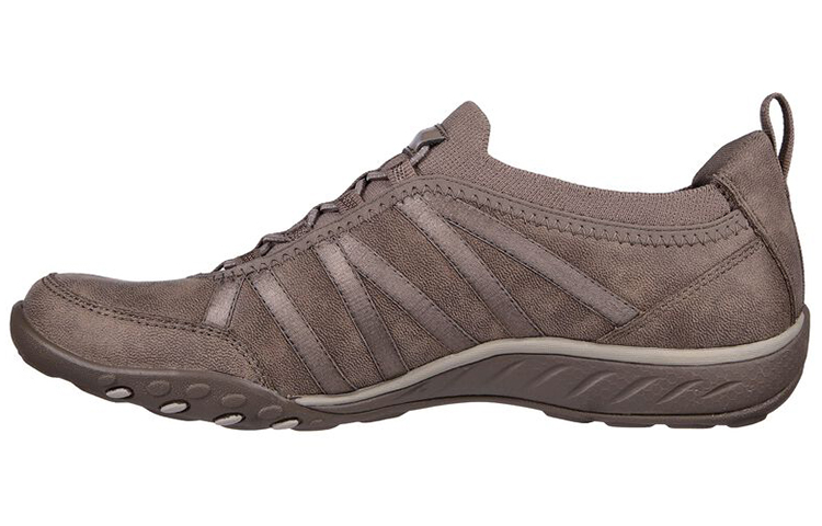 (Women) Skechers Relaxed Fit: Breathe-Easy 'Slip-On Casual Brown' 100371-DKTP