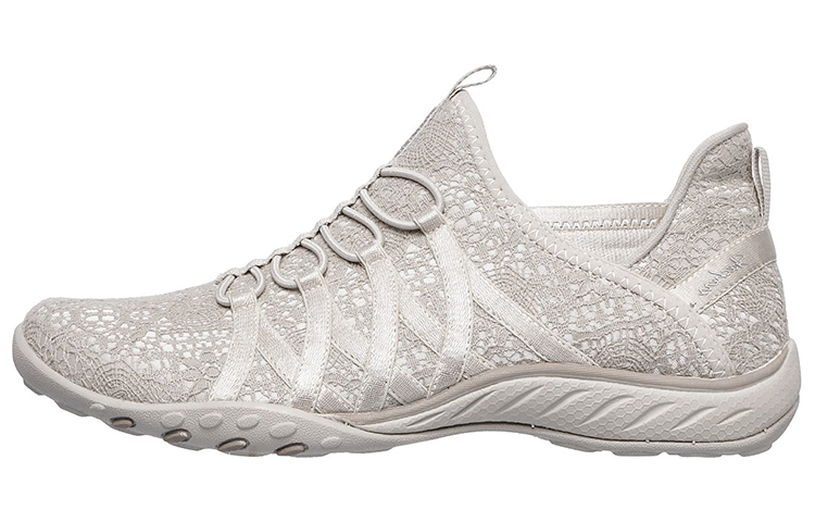 (Women) Skechers Relaxed Fit: Breathe Easy - Harmonia Slip-On 'Natural' 23097-NAT