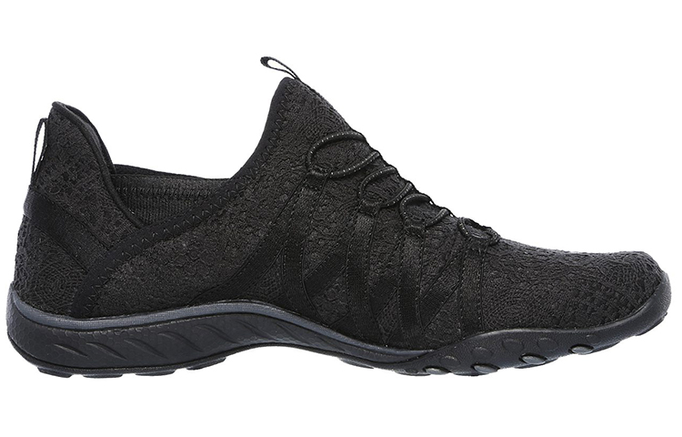 Order (W) Skechers Relaxed Fit: Breathe Easy - Harmonia 'Negro Slip-On' 23097-BLK