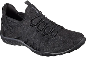Lookbook (W) Skechers Santai: Breathe Easy - Harmonia 'Hitam Slip-On' 23097-BLK