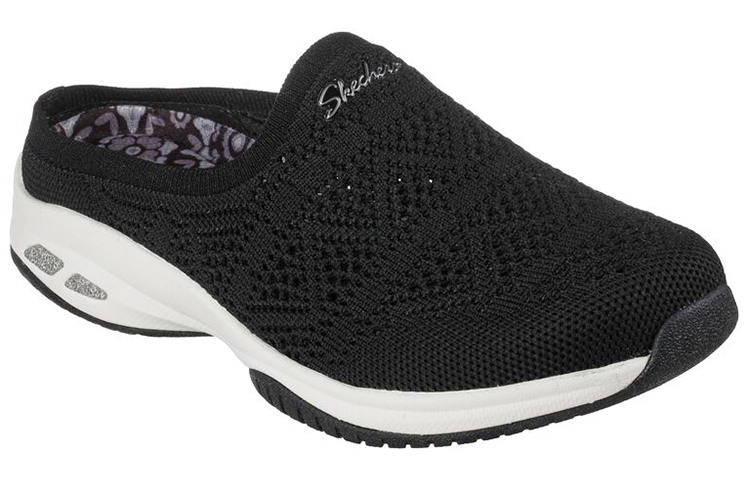 Lookbook Skechers Relaxed Fit: Commute Time 一腳蹬低幫運動休閒鞋 女款 黑色