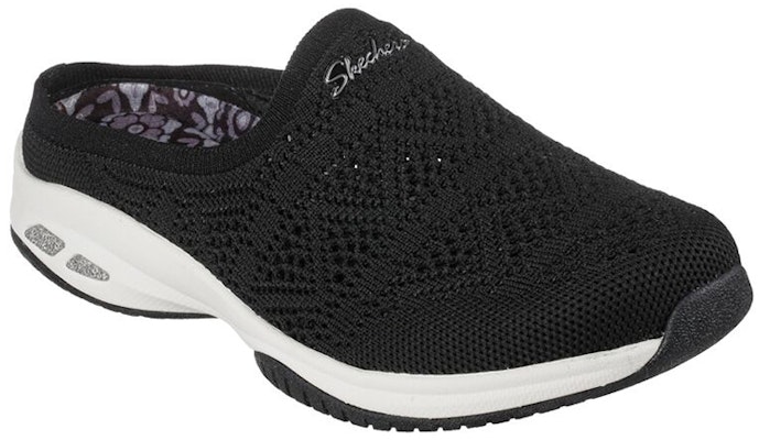 (W) Skechers Relaxed Fit: Masa Komuter 'Selip Masuk Hitam' 100500-BKW Lookbook (W) Skechers Relaxed Fit: Masa Komuter 'Selip Masuk Hitam' 100500-BKW