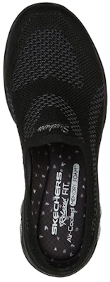 (W) Skechers Relaxed Fit: Pendlerzeit ''Schwarzer Slip-On'' 100310-BBK Shop (W) Skechers Relaxed Fit: Pendlerzeit ''Schwarzer Slip-On'' 100310-BBK