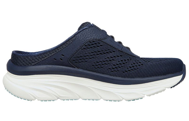 Order Skechers 休閒寬鬆款：D'lux Walker-Calm Aura 時尚休閒半拖鞋 女款 海軍藍