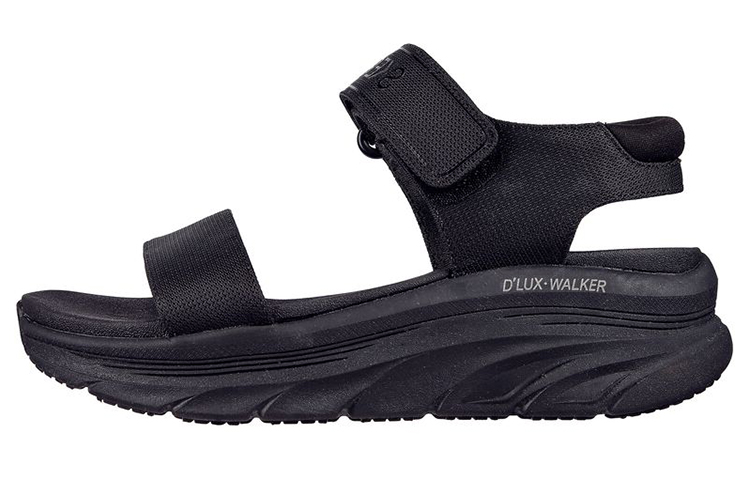 (Women) Skechers Relaxed Fit: D'Lux Walker-New Block 'All Black' 119226-BBK